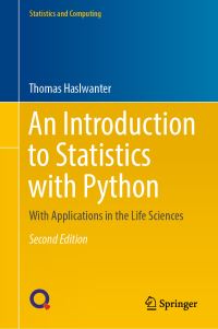 Book Cover for An Introduction to Statistics With Python by Thomas Haslwanter