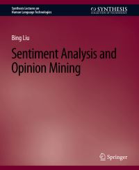 Book Cover for Sentiment Analysis and Opinion Mining by Bing Liu