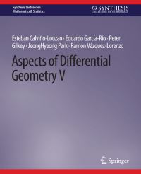Book Cover for Aspects of Differential Geometry V by Esteban CalviñoLouzao, Eduardo GarcíaRío, Peter Gilkey, JeongHyeong Park, Ramón VázquezLorenzo