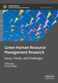 Book Cover for Green Human Resource Management Research by Pascal Paillé