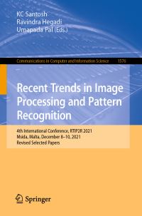 Book Cover for Recent Trends in Image Processing and Pattern Recognition by International Conference on Recent Trends in Image Processing and Pattern Recognition