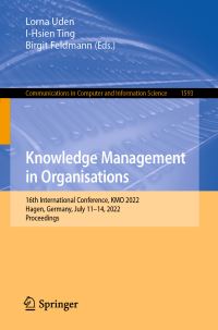 Book Cover for Knowledge Management in Organisations by International Conference on Knowledge Management in Organizations
