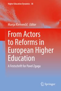 Book Cover for From Actors to Reforms in European Higher Education by Pavel Zgaga