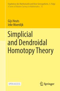 Book Cover for Simplicial and Dendroidal Homotopy Theory by Gijs Heuts, Ieke Moerdijk