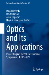 Book Cover for Optics and Its Applications by OPTICS Symposium