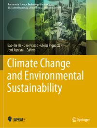 Book Cover for Climate Change and Environmental Sustainability by BaoJie He, Deo Prasad, Gloria Pignatta, Joni Jupesta