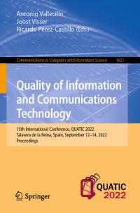 Book Cover for Quality of Information and Communications Technology by International Conference on the Quality of Information and Communications Technology