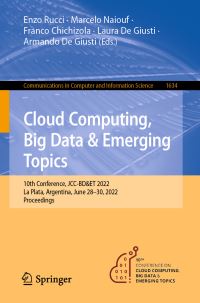 Book Cover for Cloud Computing, Big Data & Emerging Topics by Big Data and Emerging Topics International Conference on Cloud Computing
