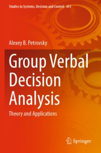 Book Cover for Group Verbal Decision Analysis by A B Petrovskii