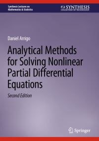 Book Cover for Analytical Methods for Solving Nonlinear Partial Differential Equations by Daniel J Arrigo