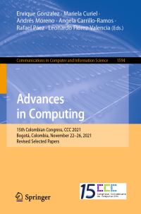 Book Cover for Advances in Computing by Colombian Congress on Advances in Computing