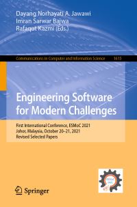 Book Cover for Engineering Software for Modern Challenges by ESMoC Conference