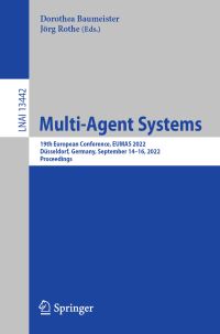 Book Cover for Multi-Agent Systems by EUMAS Workshop