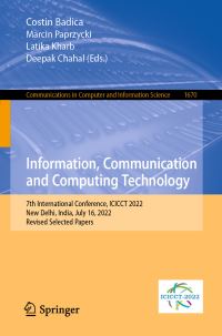 Book Cover for Information, Communication and Computing Technology by Costin Badica, Marcin Paprzycki, Latika Kharb, Deepak Chahal