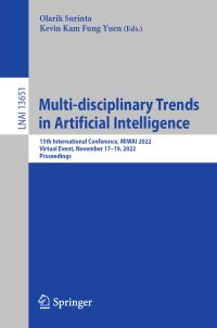 Book Cover for Multi-Disciplinary Trends in Artificial Intelligence by International Conference on Multidisciplinary Trends in Artificial Intelligence