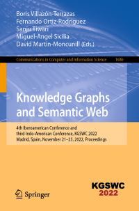 Book Cover for Knowledge Graphs and Semantic Web by KGSWC Conference