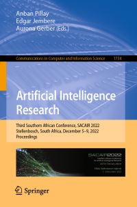 Book Cover for Artificial Intelligence Research by Southern African Conference on Artificial Intelligence Research