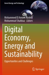 Book Cover for Digital Economy, Energy and Sustainability by Mohammed El Amine Abdelli, Muhammad Shahbaz