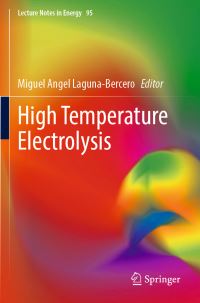 Book Cover for High Temperature Electrolysis by Miguel Angel LagunaBercero