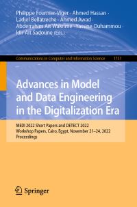 Book Cover for Advances in Model and Data Engineering in the Digitalization Era by MEDI Conference, DETECT Workshop