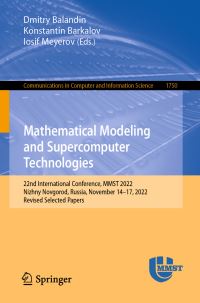 Book Cover for Mathematical Modeling and Supercomputer Technologies by MMST Conference