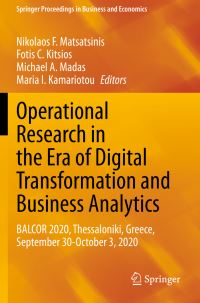 Book Cover for Operational Research in the Era of Digital Transformation and Business Analytics by Balkan Conference on Operational Research