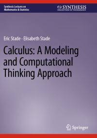 Book Cover for Calculus by Eric Stade, Elisabeth Stade