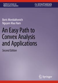 Book Cover for An Easy Path to Convex Analysis and Applications by B Sh Mordukhovich, Mau Nam Nguyen