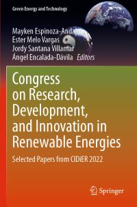 Book Cover for Congress on Research, Development, and Innovation in Renewable Energies by Mayken EspinozaAndaluz, Ester Melo Vargas, Jordy Santana Villamar, Ángel EncaladaDávila