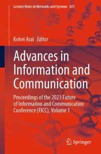 Book Cover for Advances in Information and Communication Volume 1 by Future of Information and Communication Conference