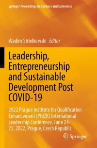 Book Cover for Leadership, Entrepreneurship and Sustainable Development Post COVID-19 by Prague Institute for Qualification Enhancement