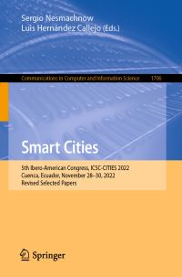 Book Cover for Smart Cities by ICSCCITIES Congress