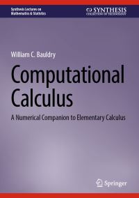 Book Cover for Computational Calculus by William C Bauldry