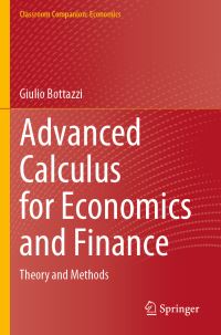 Book Cover for Advanced Calculus for Economics and Finance by Giulio Bottazzi