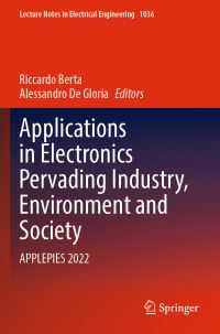 Book Cover for Applications in Electronics Pervading Industry, Environment and Society by Riccardo Berta, Alessandro De Gloria