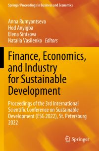 Book Cover for Finance, Economics, and Industry for Sustainable Development by International Scientific Conference on Sustainable Development