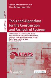 Book Cover for Tools and Algorithms for the Construction and Analysis of Systems by Sriram Sankaranarayanan, Natasha Sharygina