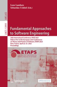 Book Cover for Fundamental Approaches to Software Engineering by Leen Lambers, Sebastián Uchitel