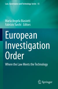 Book Cover for European Investigation Order by Maria Angela Biasiotti, Fabrizio Turchi