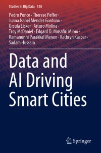 Book Cover for Data and AI Driving Smart Cities by Pedro Ponce
