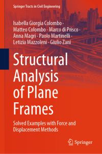 Book Cover for Structural Analysis of Plane Frames by Isabella Giorgia Colombo
