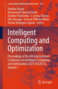 Book Cover for Intelligent Computing and Optimization by International Conference on Intelligent Computing and Optimization