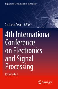 Book Cover for 4th International Conference on Electronics and Signal Processing by Seokwon Yeom