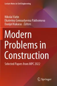 Book Cover for Modern Problems in Construction by Nikolai Vatin, Ekaterina Gennadyevna Pakhomova, Danijel Kukaras