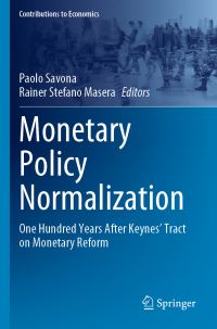 Book Cover for Monetary Policy Normalization by Paolo Savona, Rainer Stefano Masera