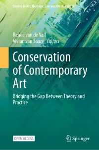 Book Cover for Conservation of Contemporary Art by Renée van de Vall, Vivian van Saaze