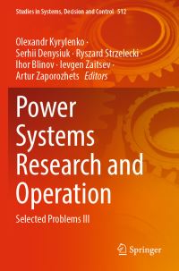 Book Cover for Power Systems Research and Operation by 