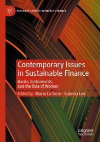 Book Cover for Contemporary Issues in Sustainable Finance by Mario La Torre, Sabrina Leo