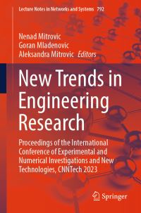 Book Cover for New Trends in Engineering Research by International Conference of Experimental and Numerical Investigations and New Technologies