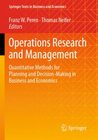 Book Cover for Operations Research and Management by Franz W Peren, Thomas Neifer